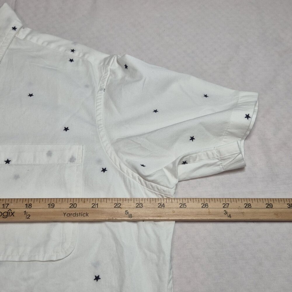 Daniel Cremieux Men's Shirt Size L White Stars United Collection Button Up (57) - Picture 4 of 11